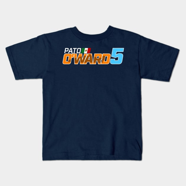 Pato O'Ward '23 Kids T-Shirt by SteamboatJoe